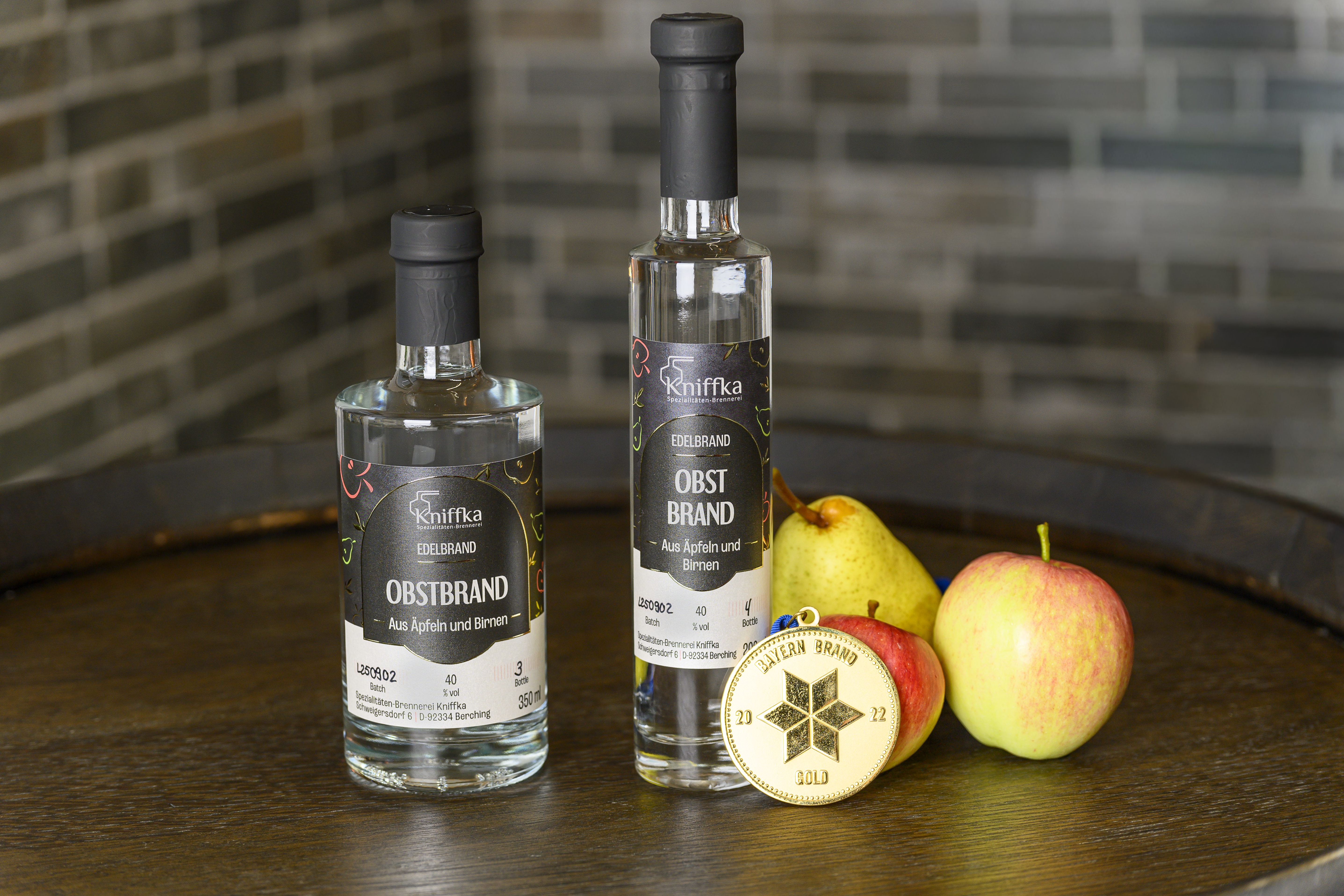 Obstbrand aus Äpfeln & Birnen